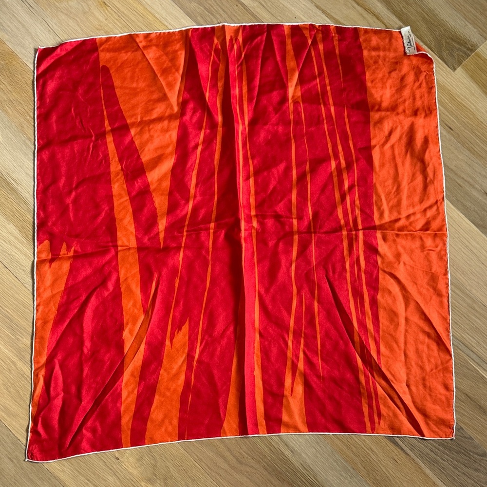Vintage Swiss Silk Scarf